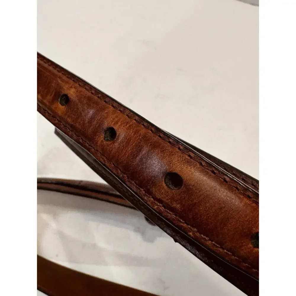 38 3 D Belt Company Brown Leather Ranger Belt Western